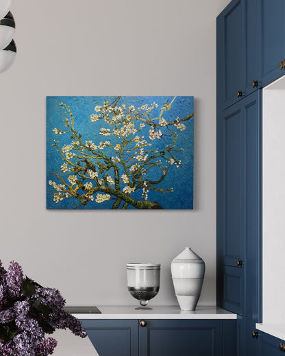 Almond Blossoms Oil Painting in the Style of Van Gogh