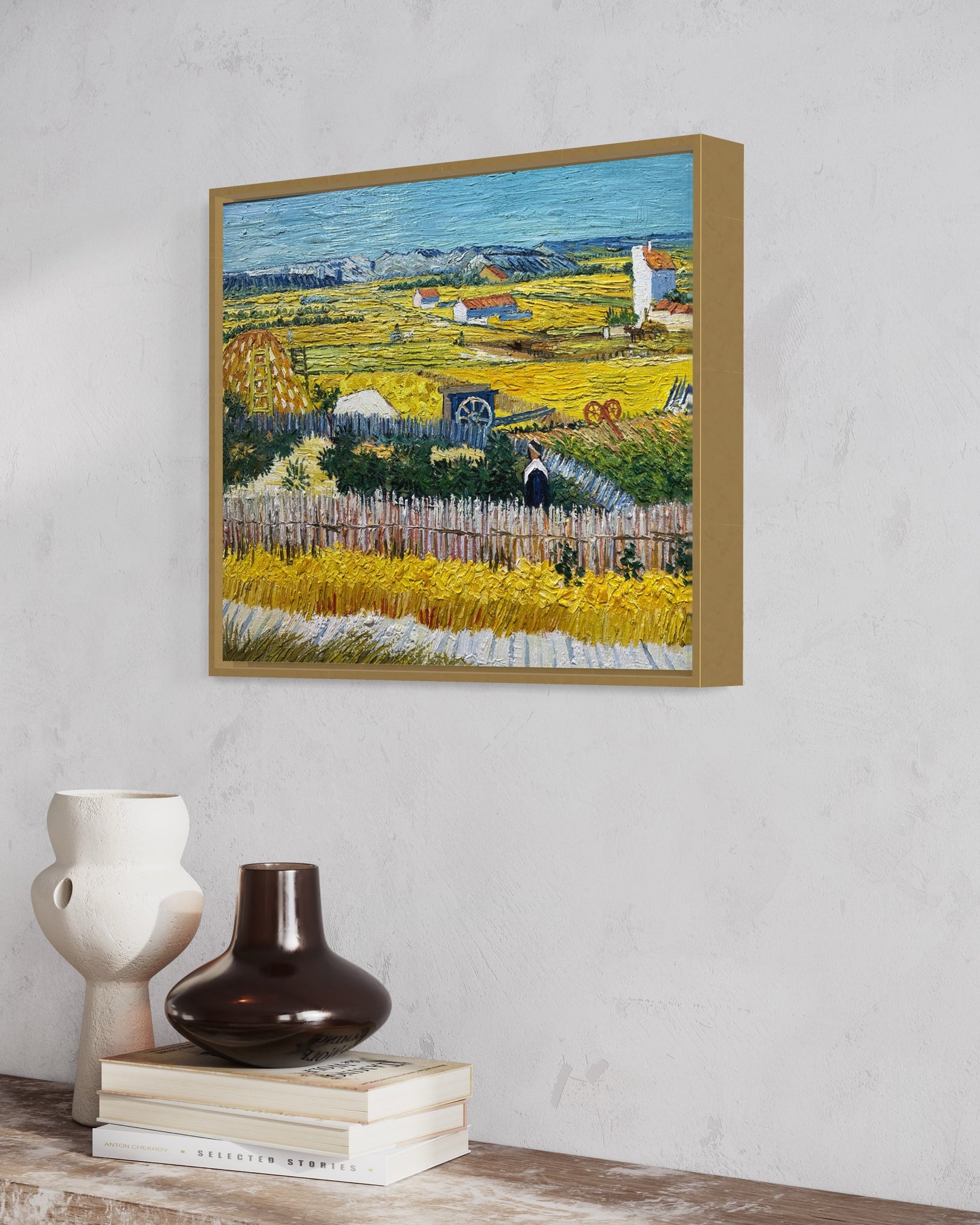 Vincent Van Gogh The Harvest (Wheatfields) Oil Painting