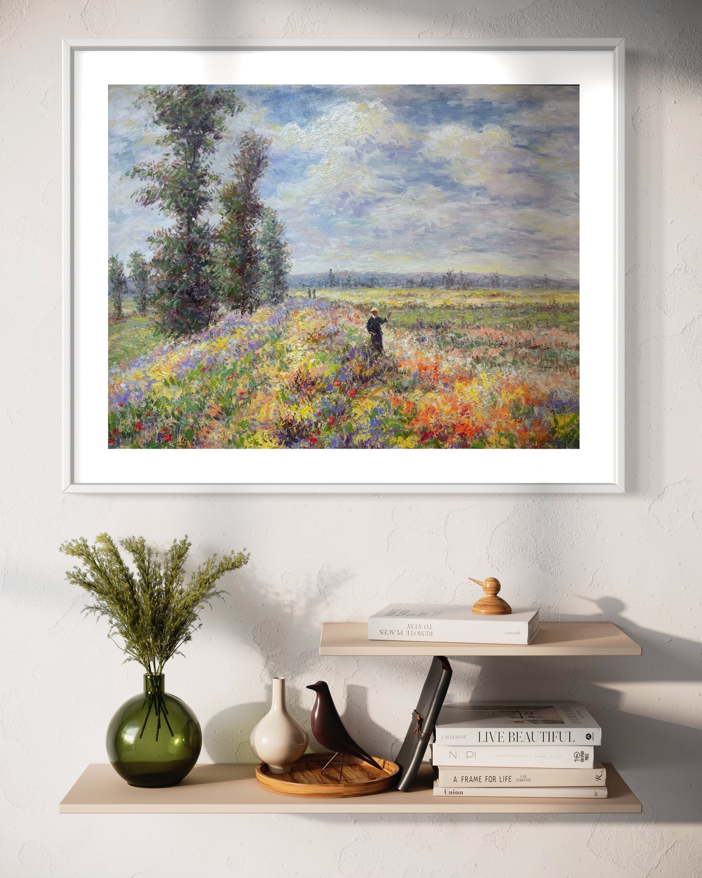 Claude Monet Les Coquelicots Art Print Oil Painting