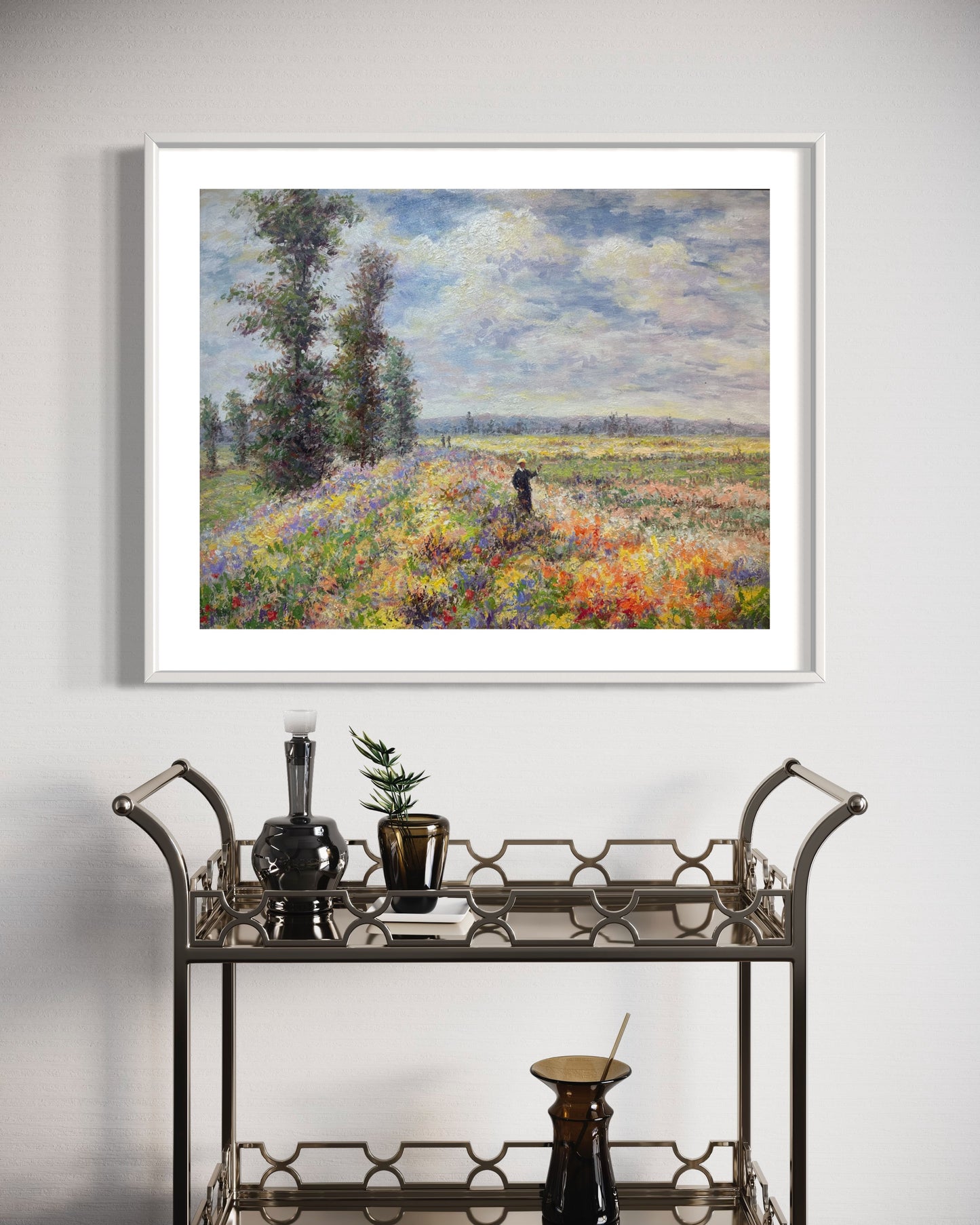 Claude Monet Les Coquelicots Art Print Oil Painting