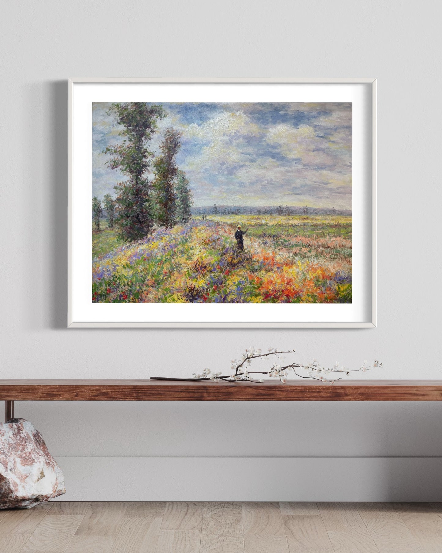 Claude Monet Les Coquelicots Art Print Oil Painting