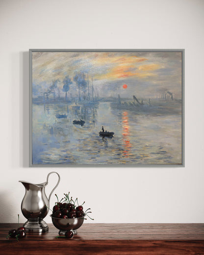 Claude Monet Impression Sunrise Oil Painting