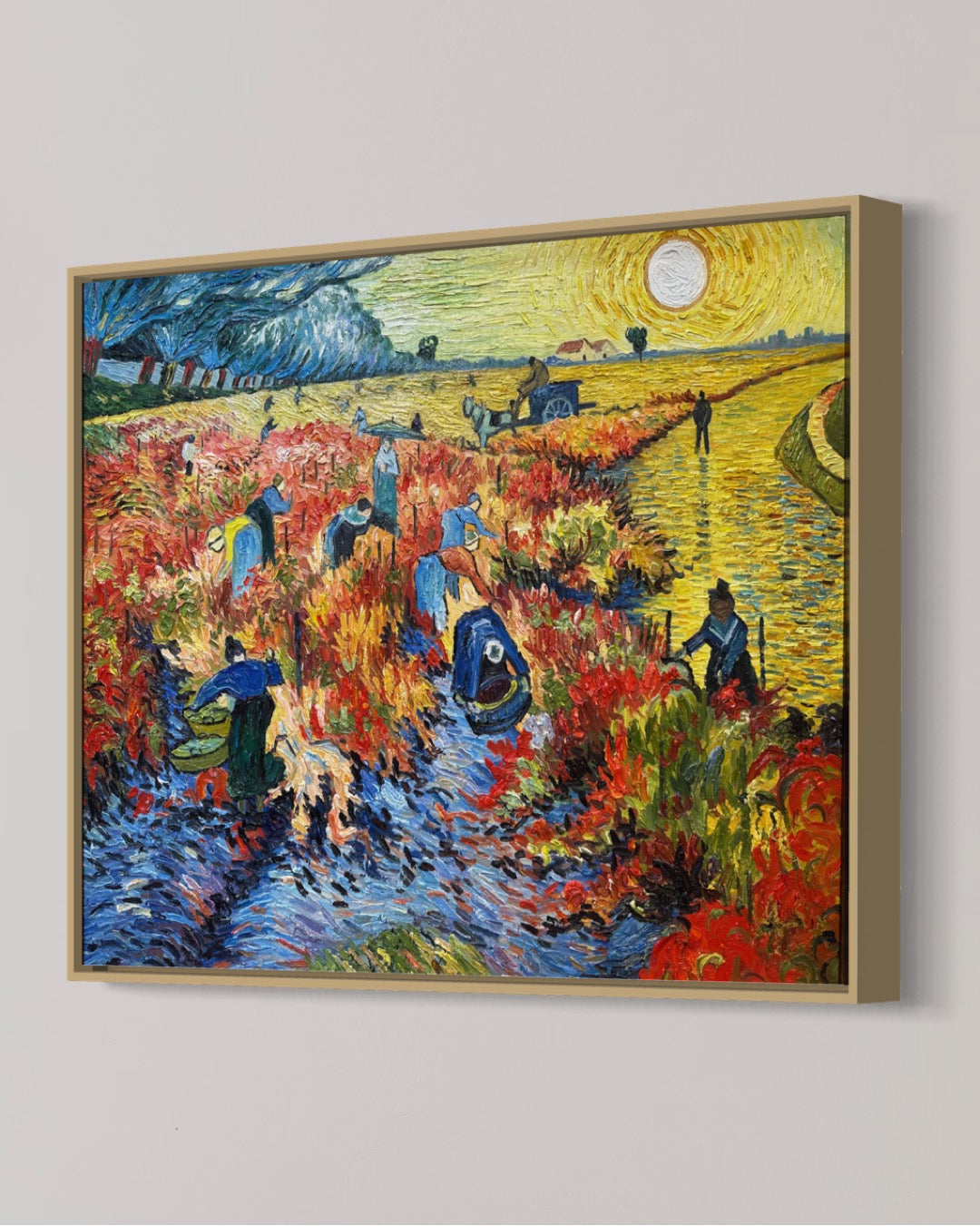 Vincent Van Gogh The Red Vineyard Oil Painting