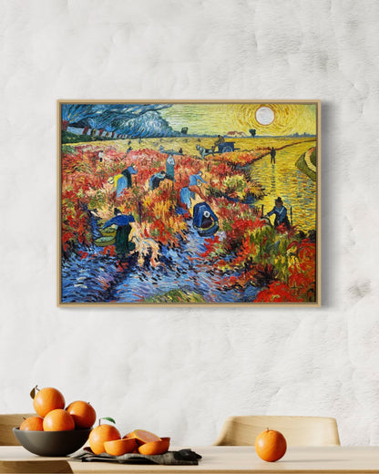 Vincent Van Gogh The Red Vineyard Oil Painting