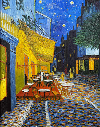 Van Gogh's Café Terrace at Night Oil Painting