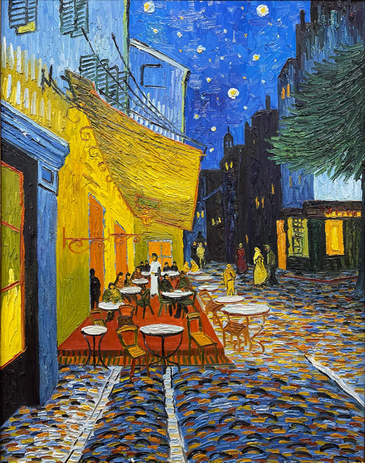 Van Gogh's Café Terrace at Night Oil Painting