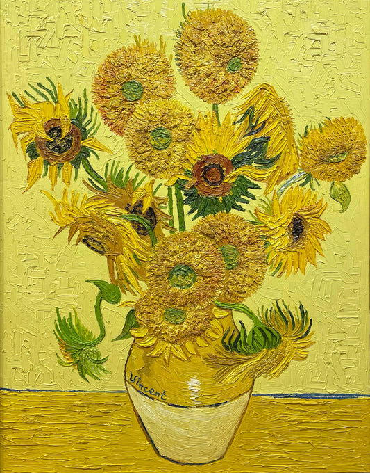 Van Gogh's Sunflowers Oil Painting