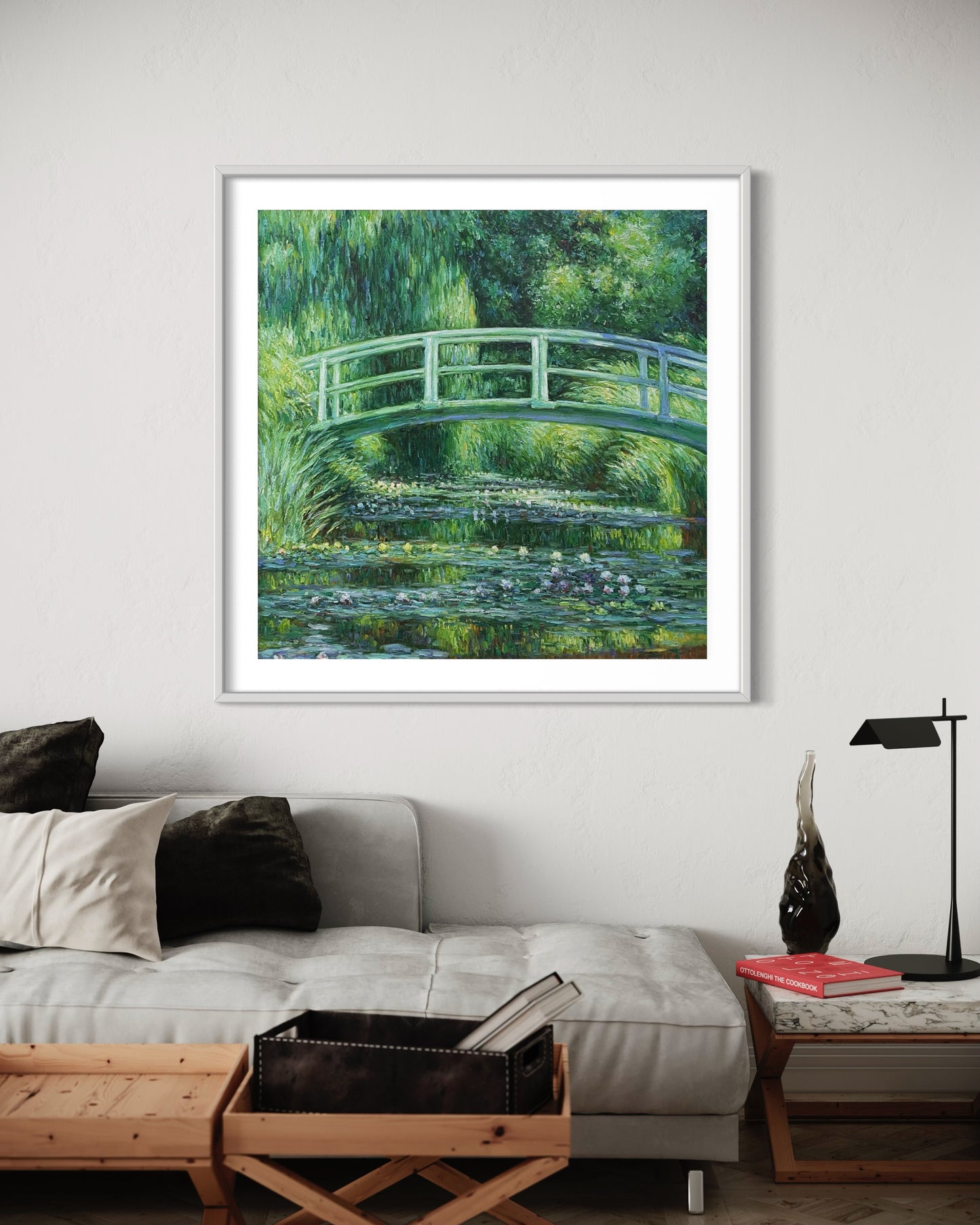 Monet's Japanese Bridge Oil Painting