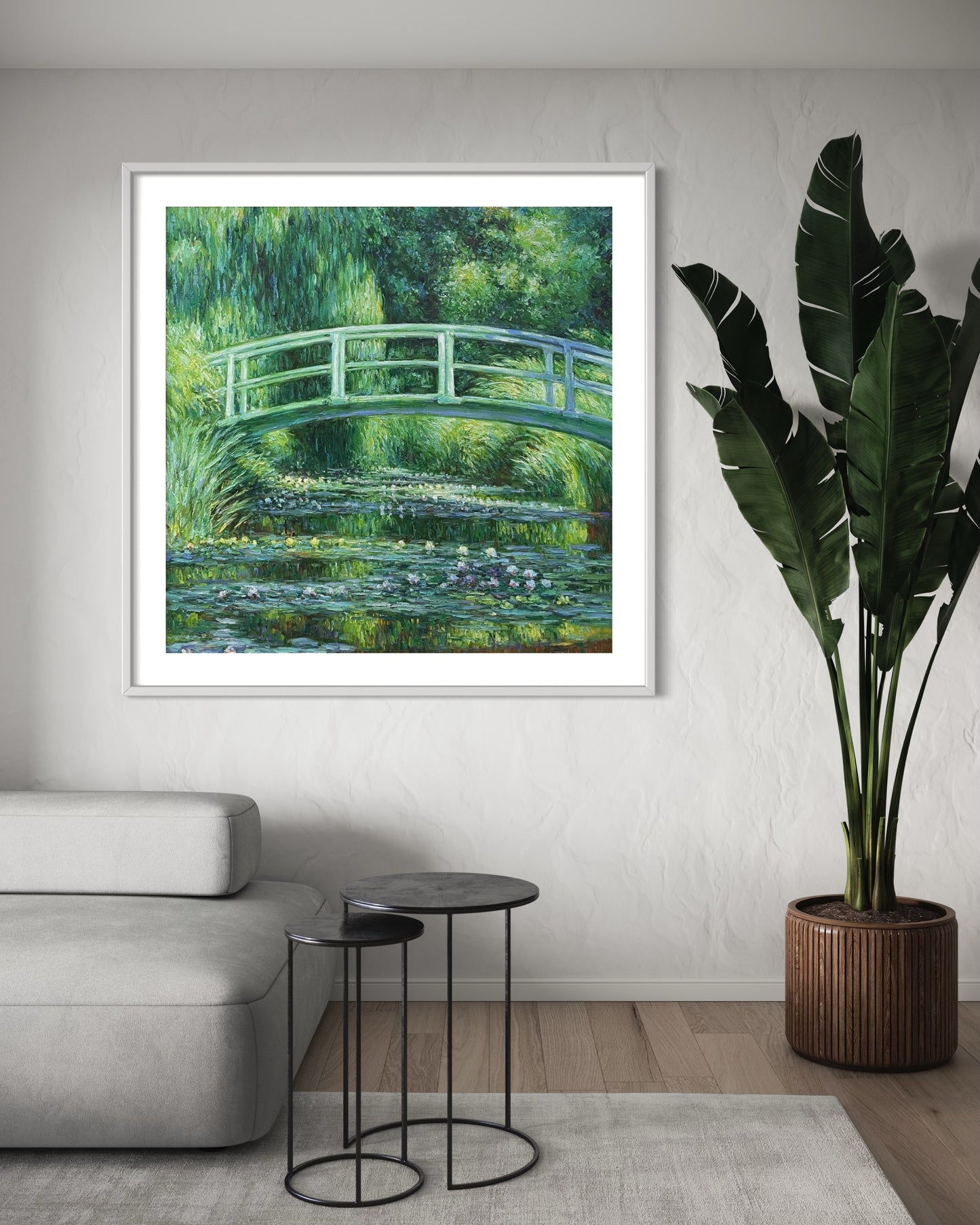 Monet's Japanese Bridge Oil Painting