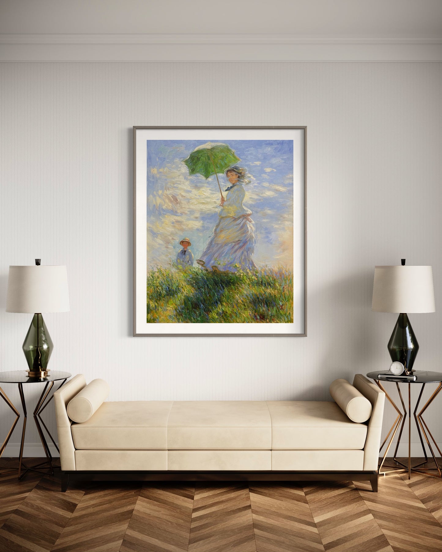 Woman with Parasol Oil Painting by Monet