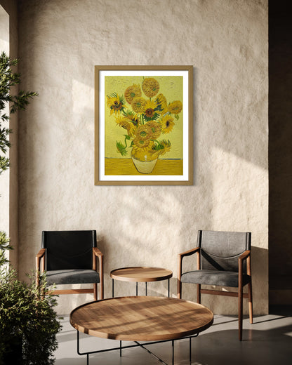 Van Gogh's Sunflowers Oil Painting