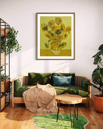 Van Gogh's Sunflowers Oil Painting