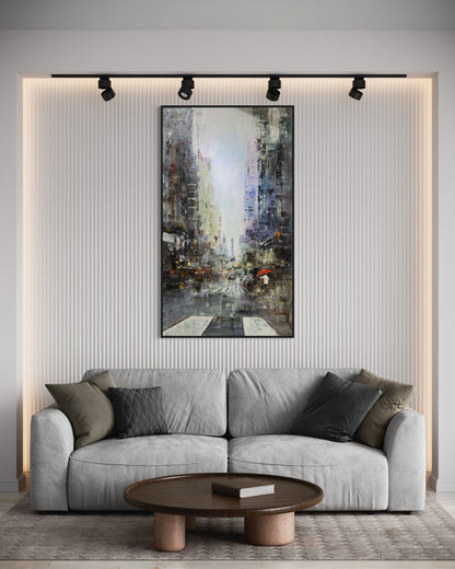 Modern Cityscape Oil Painting