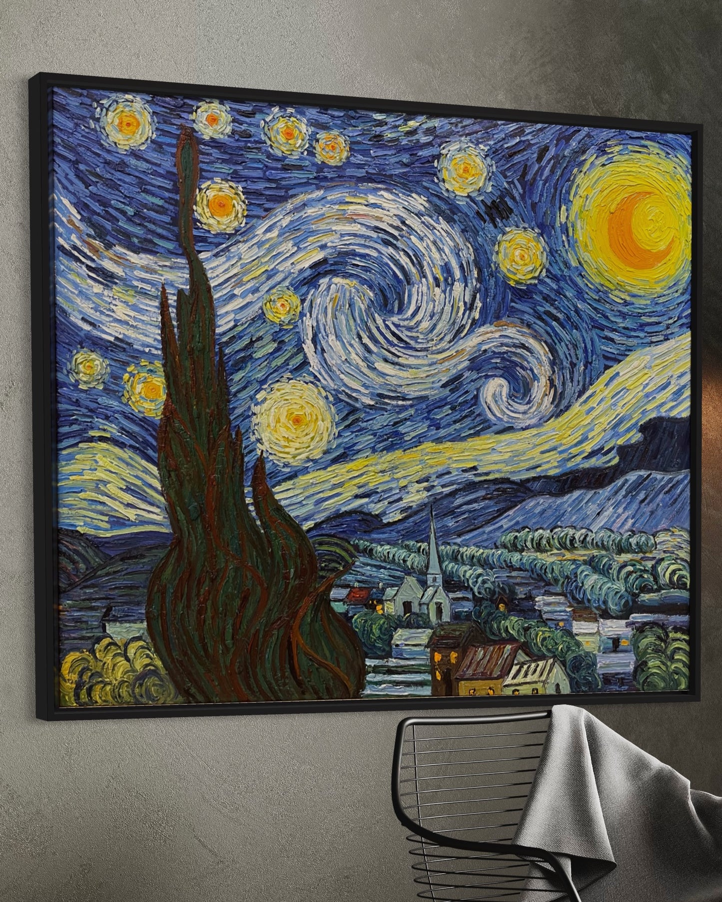 Van Gogh's Starry Night Oil Painting