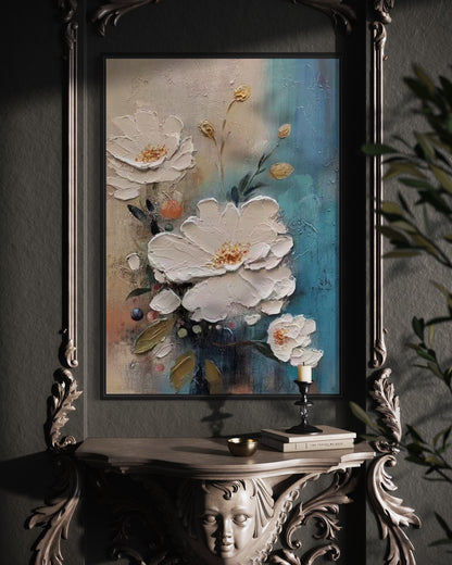 Beautiful Flower Still Life Oil Painting