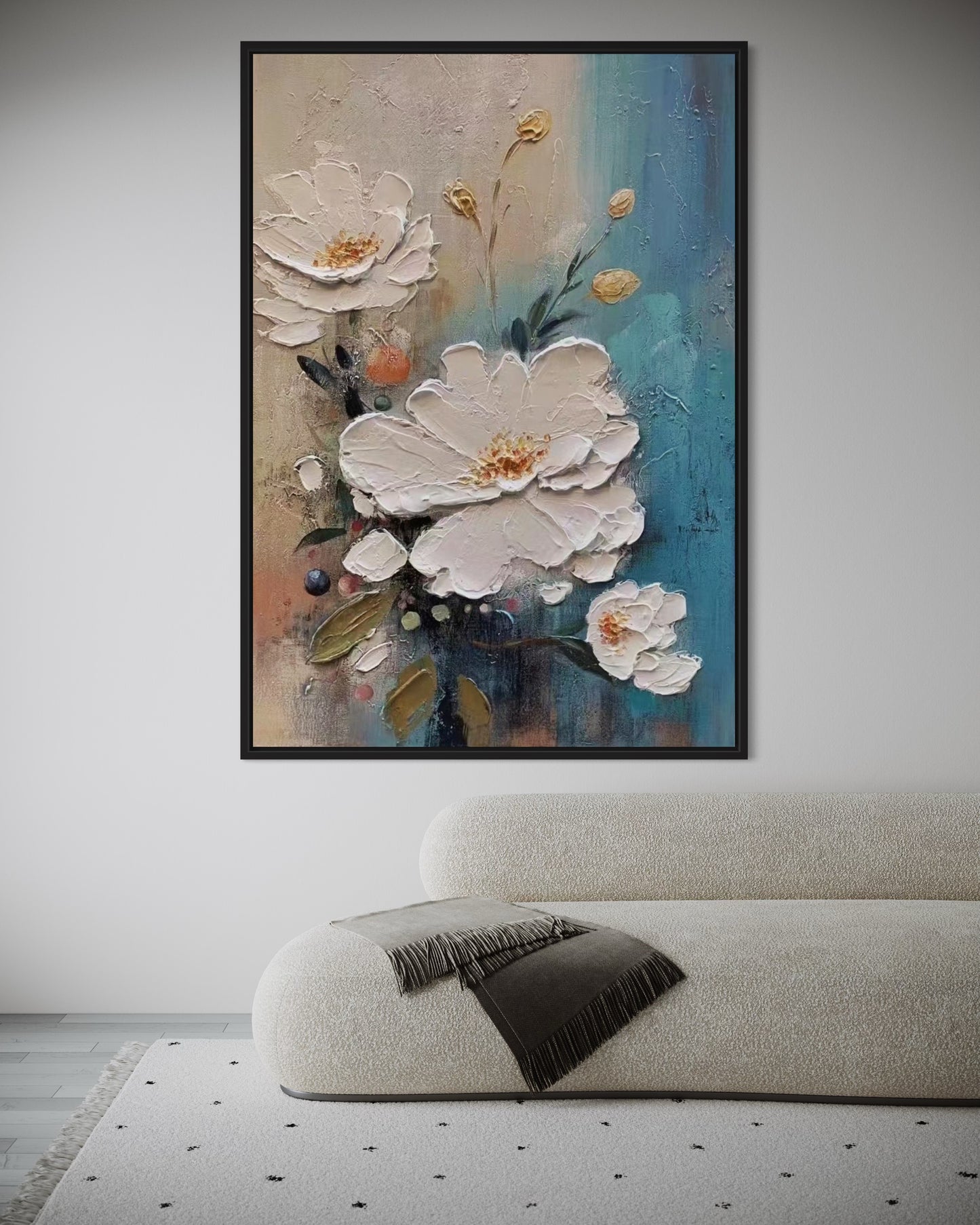 Beautiful Flower Still Life Oil Painting