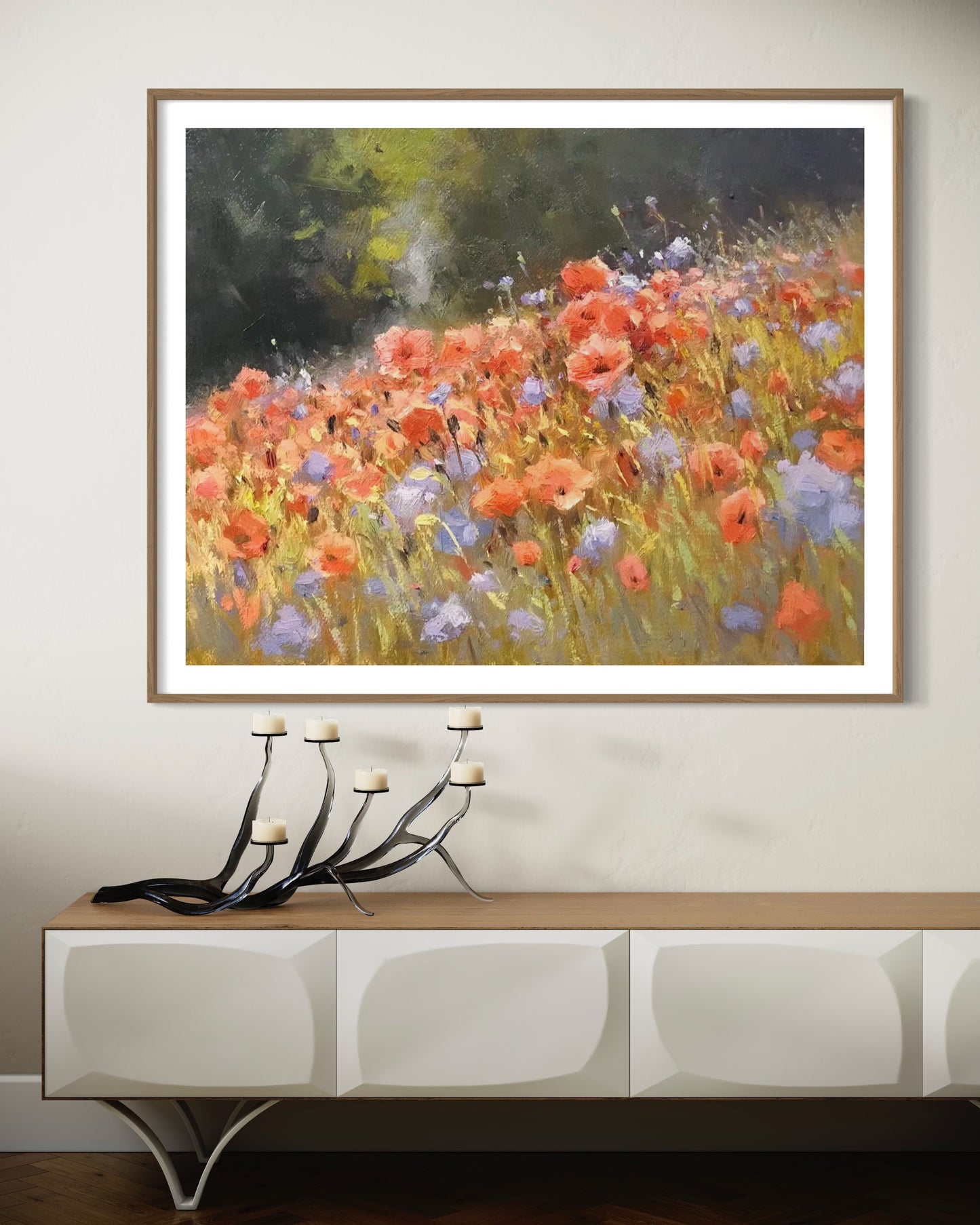 Field of Poppies Oil Painting