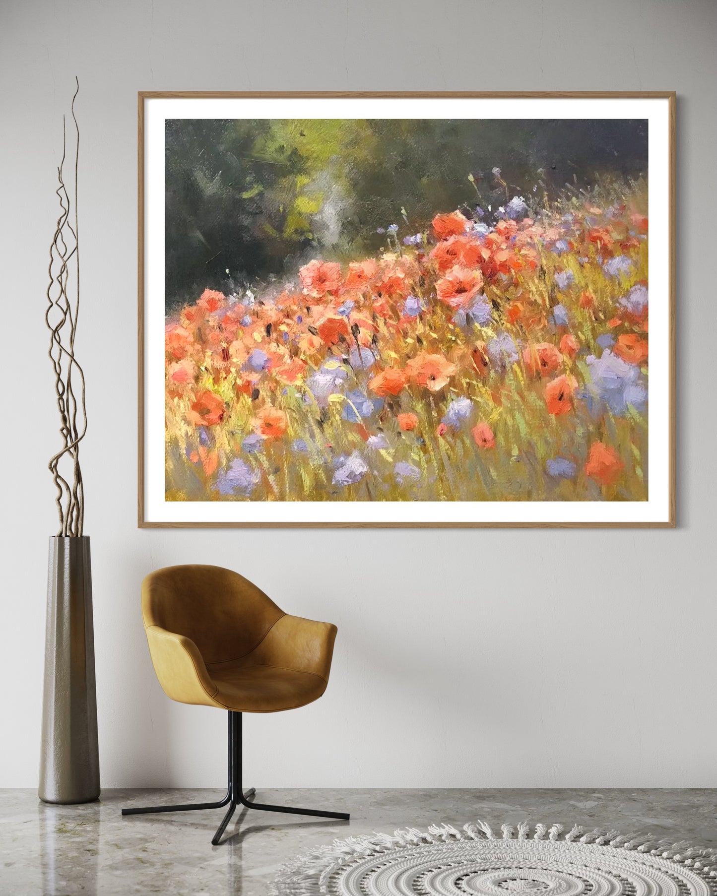 Field of Poppies Oil Painting