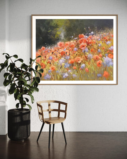 Field of Poppies Oil Painting