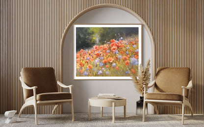 Field of Poppies Oil Painting