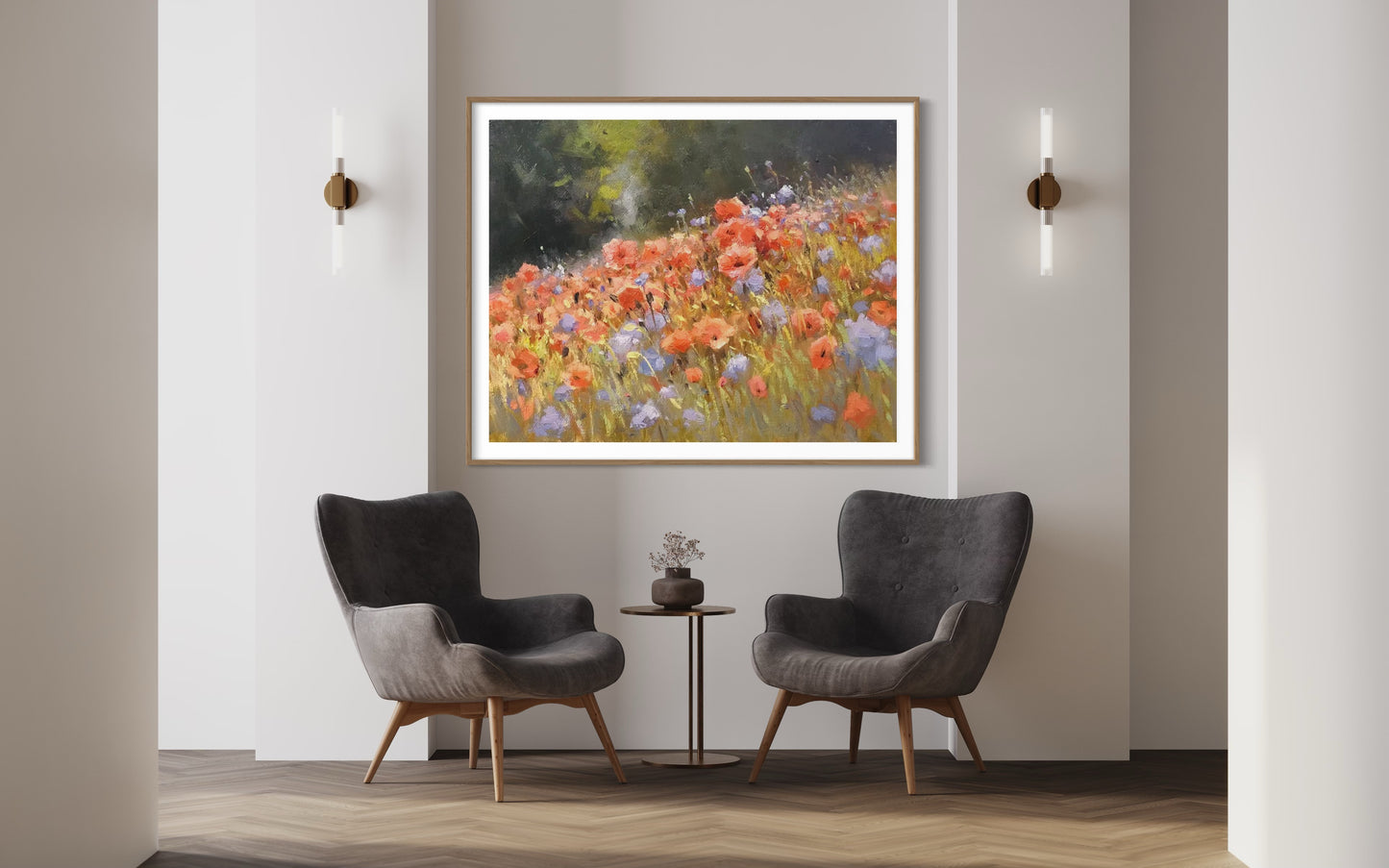 Field of Poppies Oil Painting