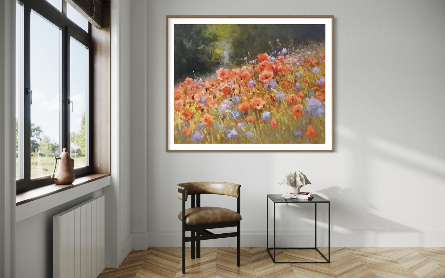 Field of Poppies Oil Painting