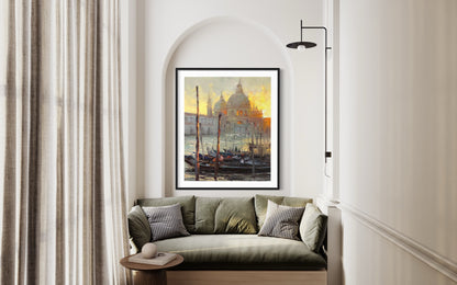 Venice at Sunset Oil Painting