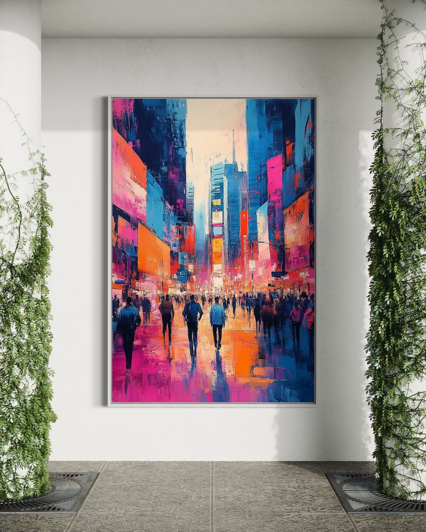 Broadway Nights – Dynamic New York City Oil Painting for Urban Art Lovers