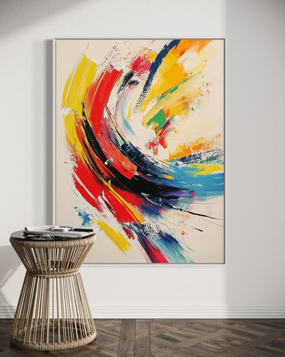 Symphony of Circles - Colorful Abstract Circle Painting