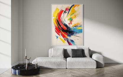 Symphony of Circles - Colorful Abstract Circle Painting