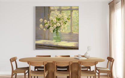 Springtime Daisies in Morning Light - Refreshing Floral Art