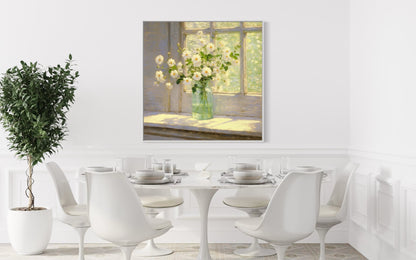 Springtime Daisies in Morning Light - Refreshing Floral Art