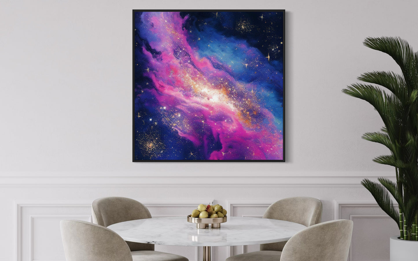 Starlit Path - Abstract Milky Way Artwork