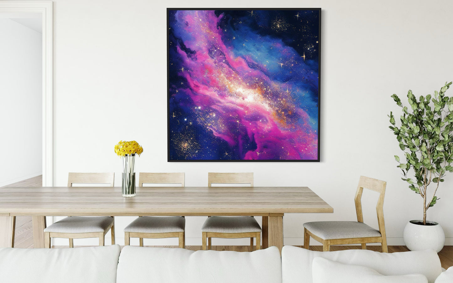 Starlit Path - Abstract Milky Way Artwork