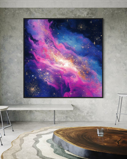 Starlit Path - Abstract Milky Way Artwork