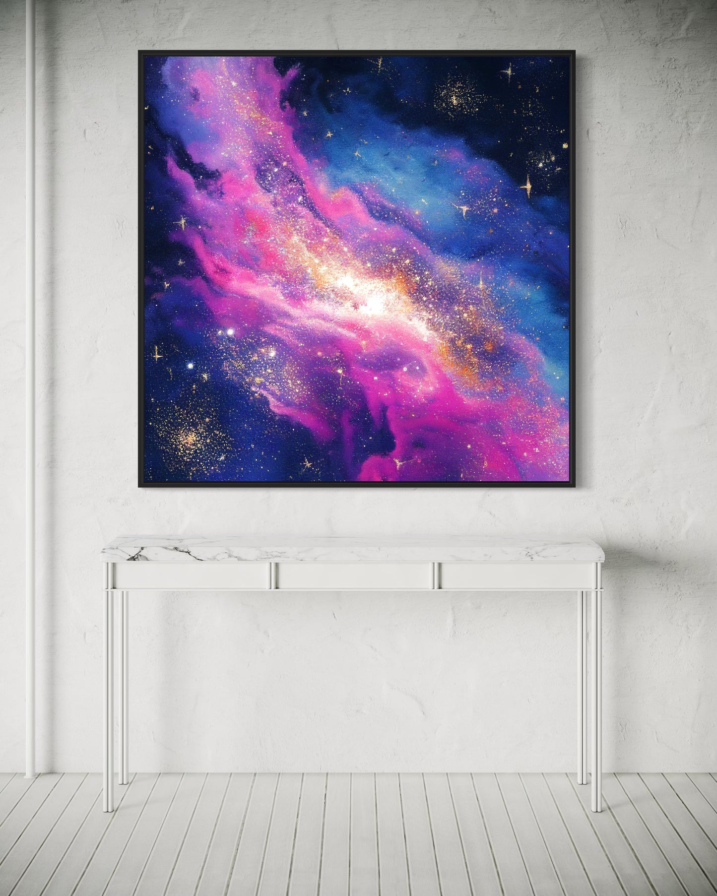 Starlit Path - Abstract Milky Way Artwork