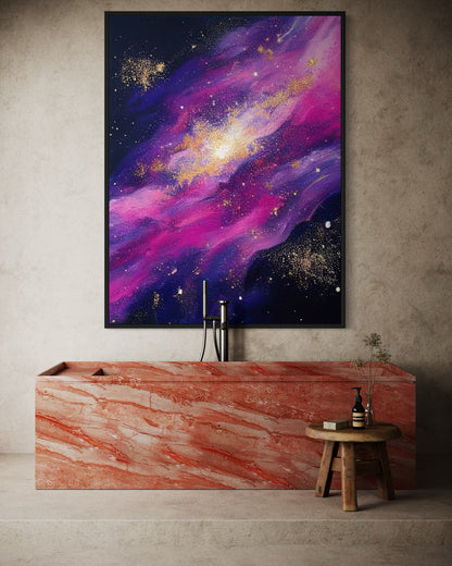 Galaxy Vortex - Starry Universe Wall Art