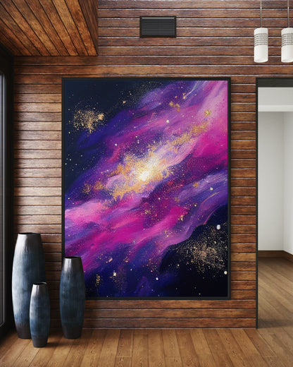 Galaxy Vortex - Starry Universe Wall Art