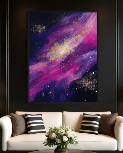 Galaxy Vortex - Starry Universe Wall Art