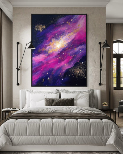 Galaxy Vortex - Starry Universe Wall Art