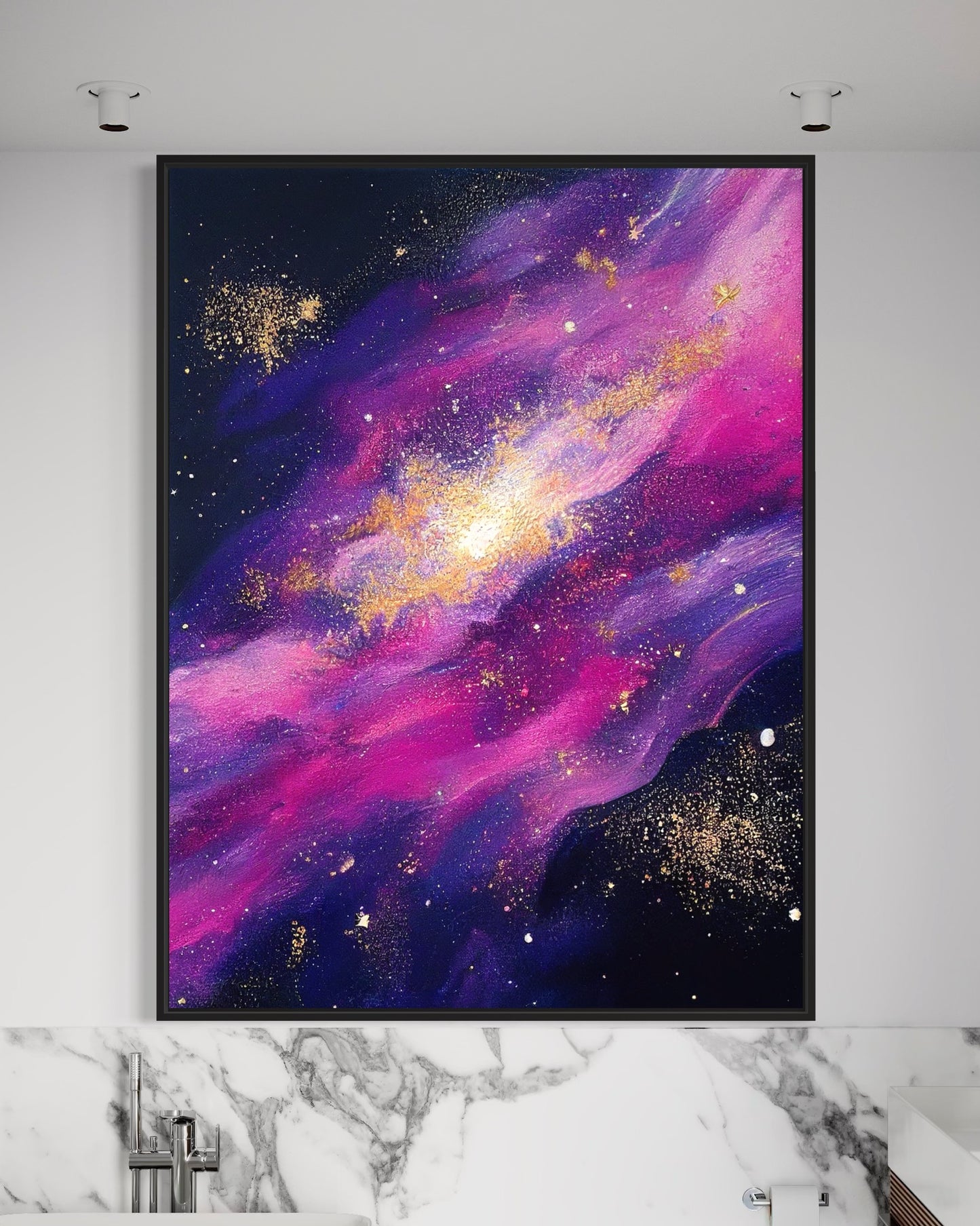 Galaxy Vortex - Starry Universe Wall Art