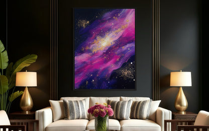 Galaxy Vortex - Starry Universe Wall Art