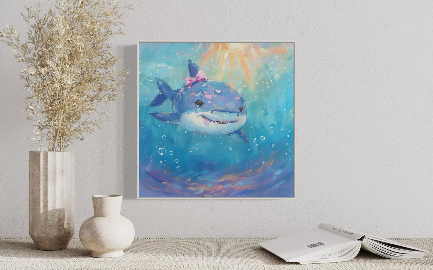 Smiling Whale Underwater Fantasy