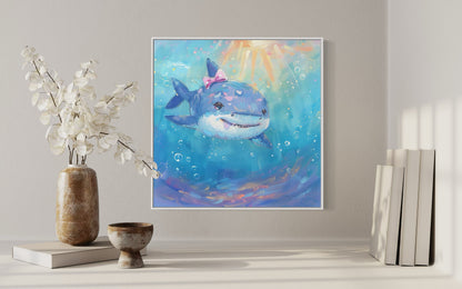 Smiling Whale Underwater Fantasy