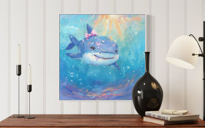 Smiling Whale Underwater Fantasy