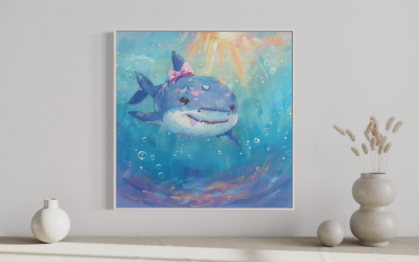 Smiling Whale Underwater Fantasy