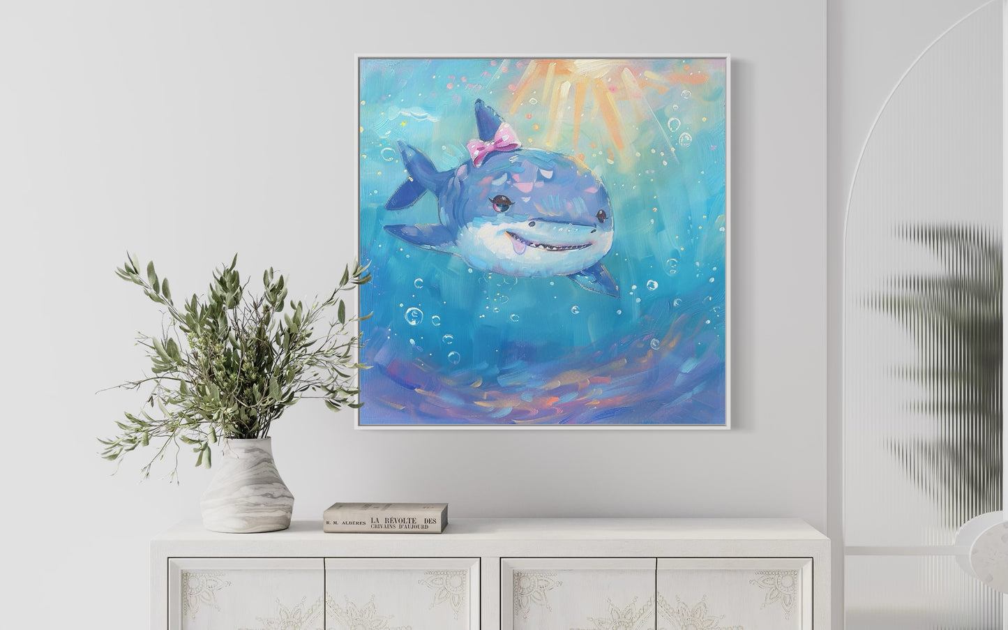 Smiling Whale Underwater Fantasy