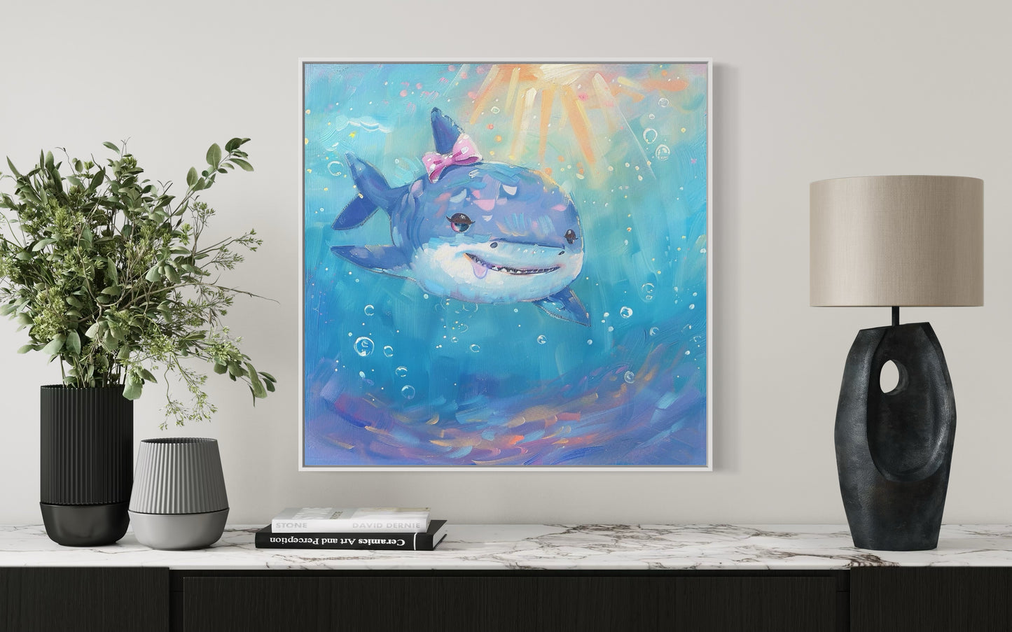 Smiling Whale Underwater Fantasy