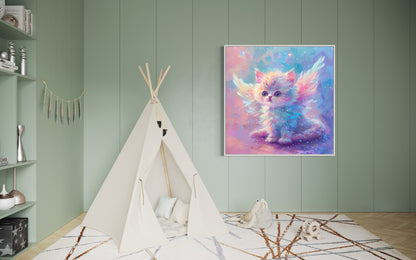 Angel Cat in Pastel Universe