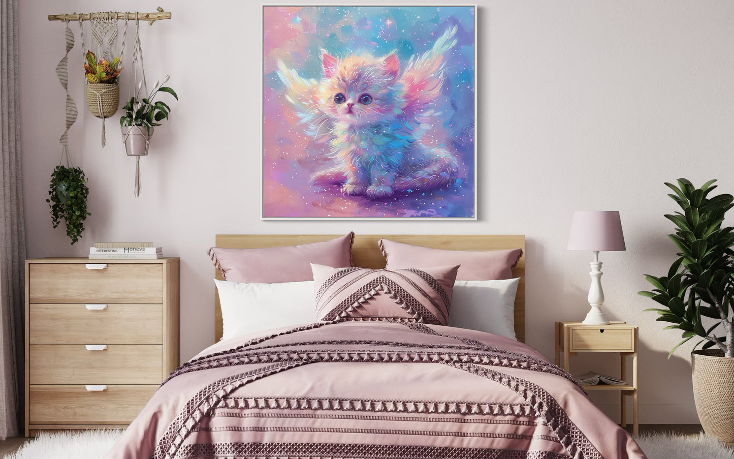 Angel Cat in Pastel Universe